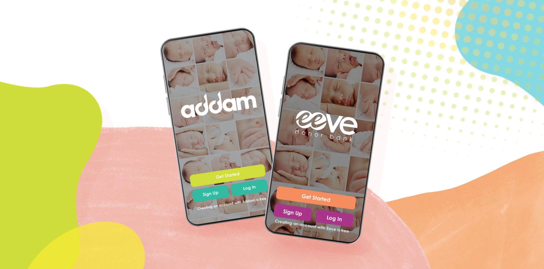 Addam & Eeve Donor Bank Apps!